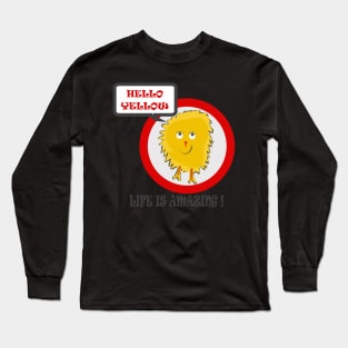 Hello Yellow Amazing Life Dusty Rag Doll Long Sleeve T-Shirt